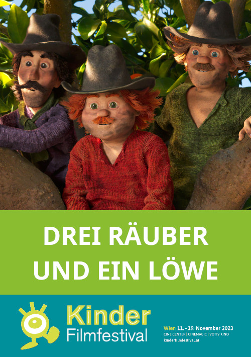 Drei Räuber und ein Löwe